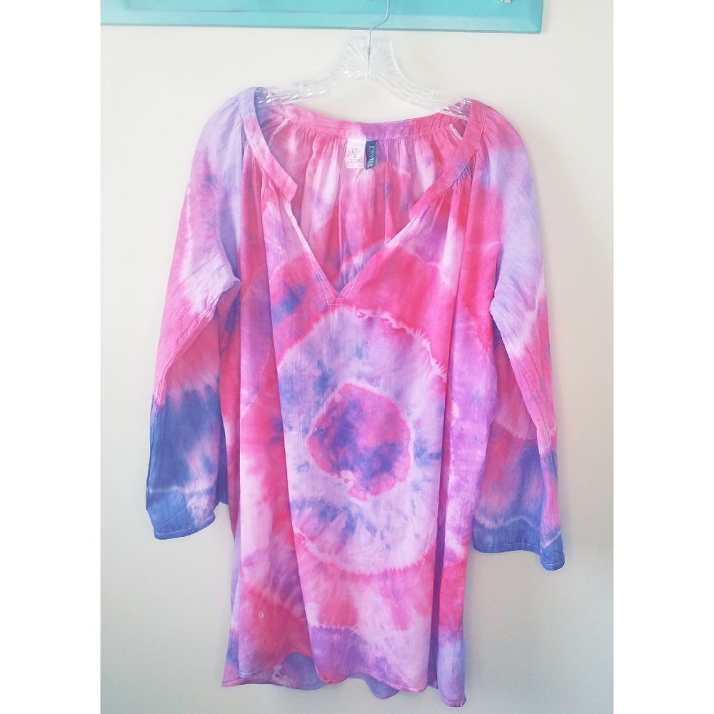 Ralph Lauren Tie dyed cotton blouse Medium